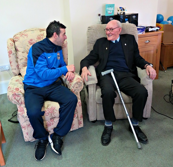 Julio visit to St Cuthbert's Hospice