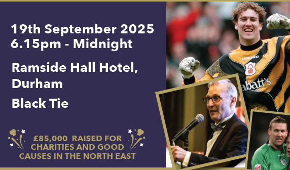 Flyer promoting sporting dinner evening