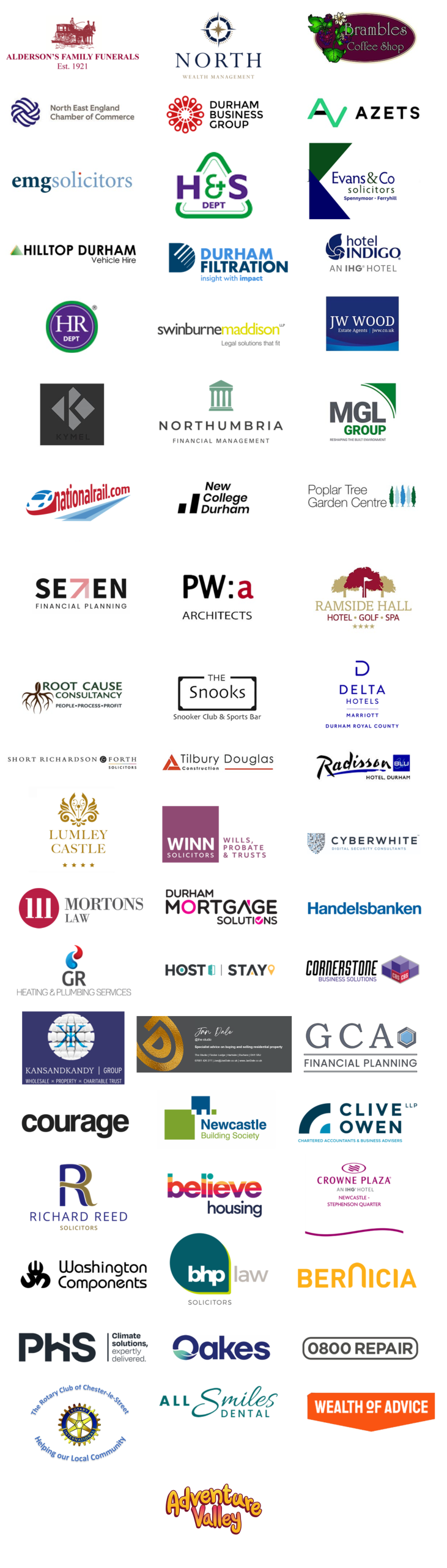 Multiple logos of members of the 88 club
