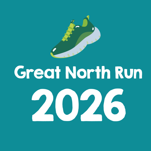 Trainer graphic and test saying Great North Run 2026