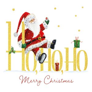 Ho Ho Ho Santa (10 pack)